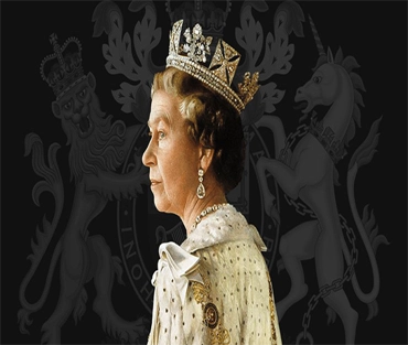 Queen Elizabeth II side profile